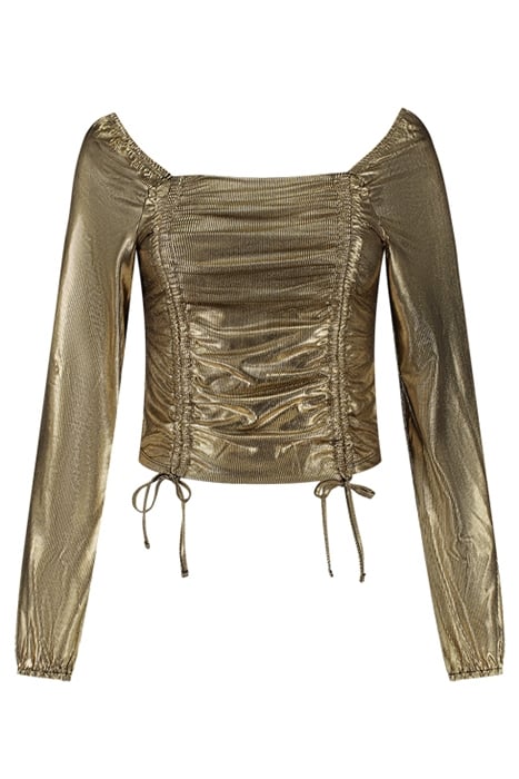 FOIL DOT TOP BLACK/GOLD 1