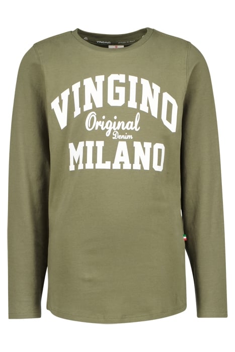 TSHIRT-CLASSIC-LOGO-RNLS ARMY GREEN 1