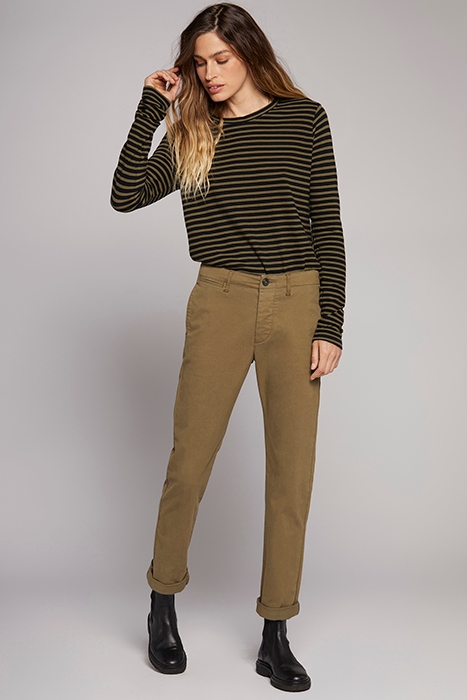 THE CAPTAIN RELAXED CHINO BASIL 3