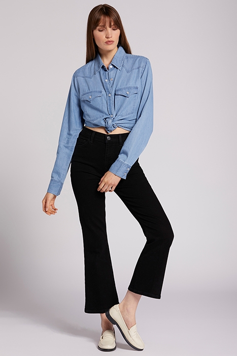 THE BOULEVARD MID RISE CROP BOOTCUT OBSIDIAN 4