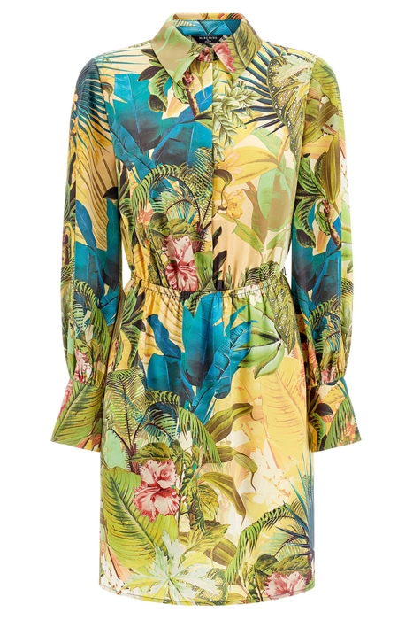 PETRA DRESS SOLID SANCTUARY PRINT 5