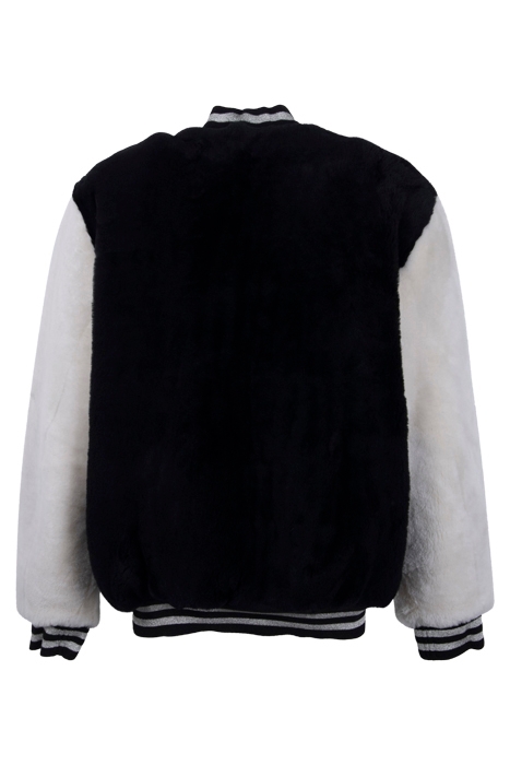 DINAH BASEBALL JACKE BLACK/WHITE 2