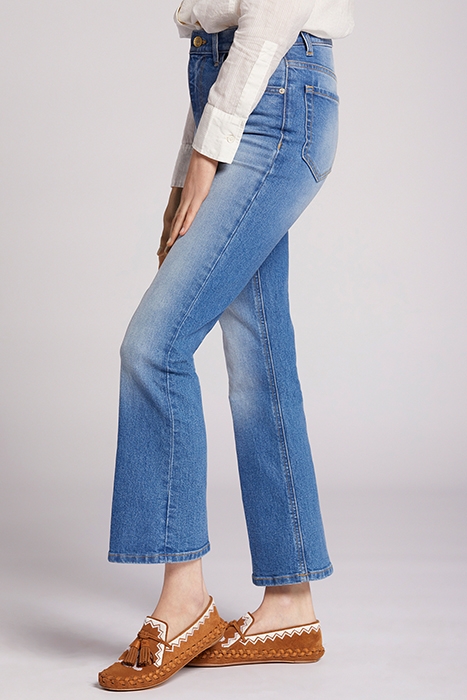 THE BOULEVARD MID RISE CROP BOOTCUT MISTY 6