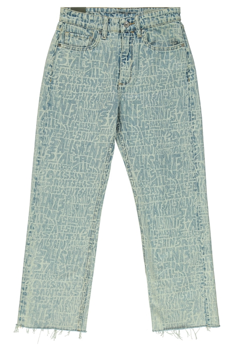 ZOEY PRINTED JEAN INDIGO BLUE 1