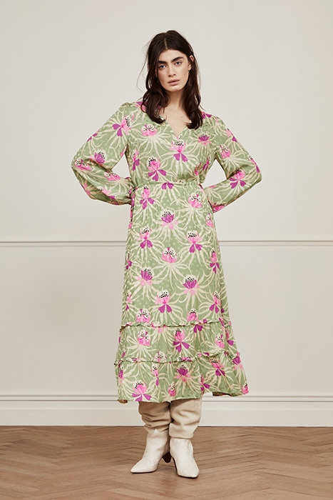 MARILOU DRESS BUTTER CREAM/SASSY S 1