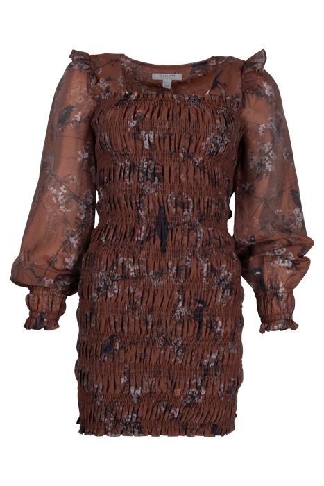 PRIA VIOLA DRESS CONKER BROWN 1