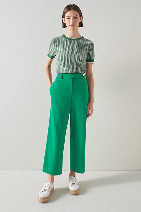 BIBI WIDE-LEG & FLARED JEANS GREEN 1