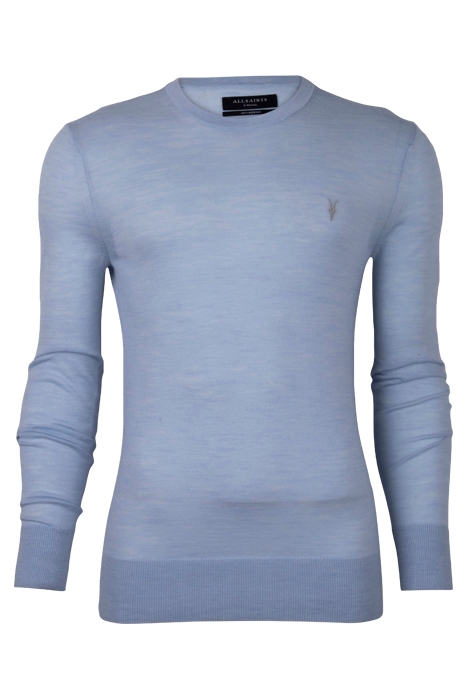 MODE MERINO CREW SEAFRONT BLUE MARL 1