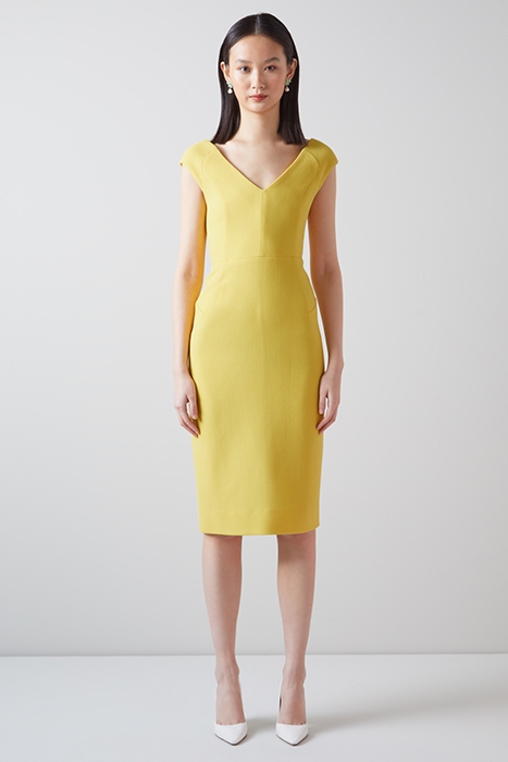 EDEN MIDI DRESS YELLOW 1