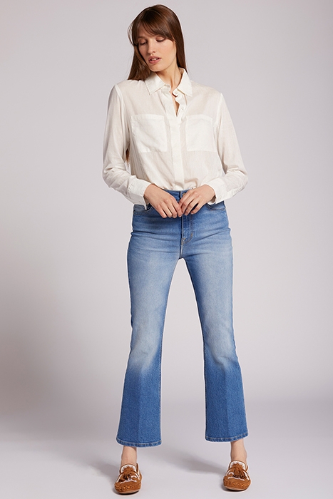 THE BOULEVARD MID RISE CROP BOOTCUT MISTY 3