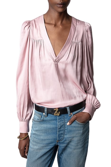 TELIA SATIN DEEP PARME 1