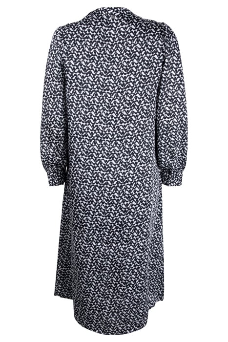 MIDI DRESS WITH BUTTON DETAILS RECYCLED BLACK 2