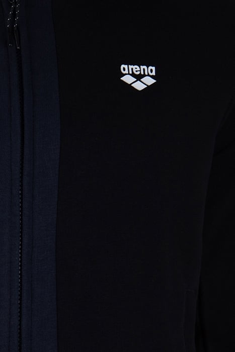 MAN HOODIE FULL ZIP BLACK 3