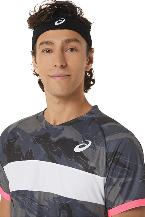 MEN MATCH GRAPHIC SS TOP CARRIER GREY 5