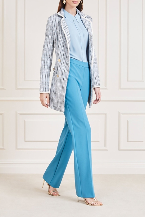 MARCIANO BY GUESS PROVENCE BLAZER REMARKABLE BLUE TWEE 3