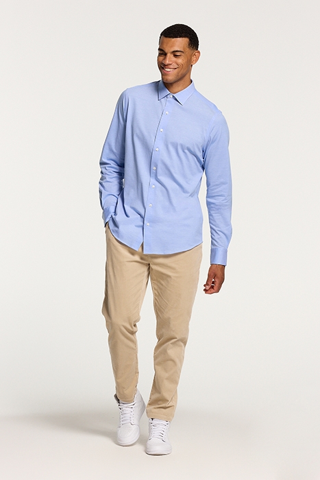 PIQUE SHIRT PABLO FROST BLUE 3