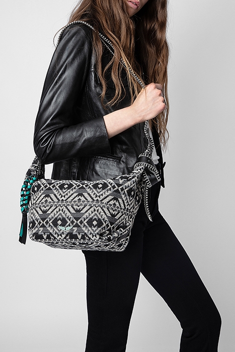 LE CECILIA FOLK JACQUARD NOIR 2