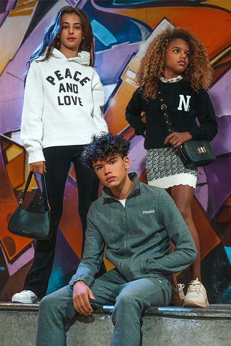 SMALL LOGO TECH JACKET DARK GREY MELANGE 2