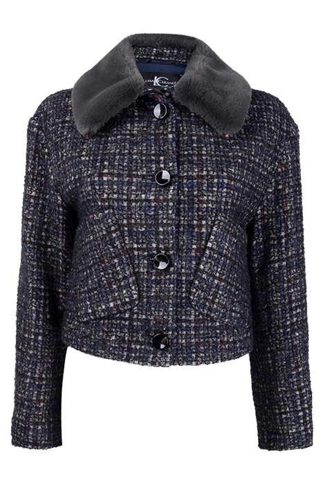 JACKE IN TWEED-OPTIK MULTI 1