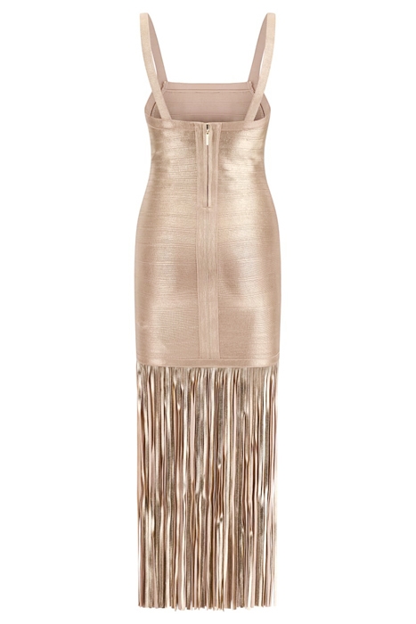 MARCIANO BY GUESS GOLD MUSE BANDAGE MAXI DRESS MULTI 7