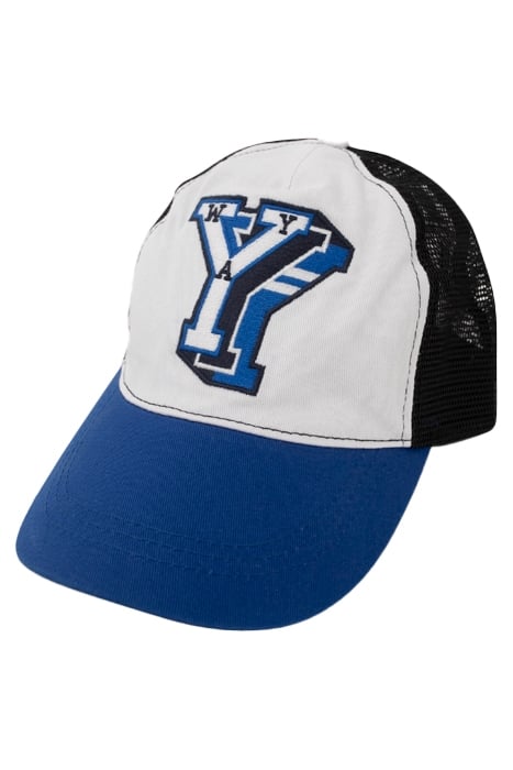 BOYS’ BLUE, WHITE, BLACK EMBROIDERED CAP 5