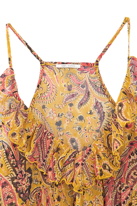 YELLOW PAISLEY SUMMER PRINT TOP 5