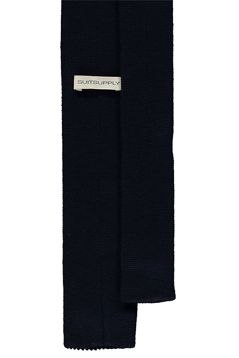 NAVY KNITTED TIE 3