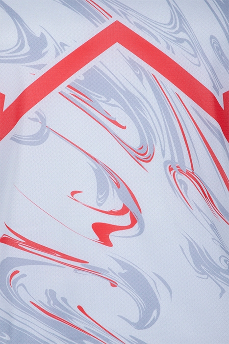 MEN CJ-LINE LIGHT LONG SLEEVE TOP GLACIER GREY/ELECTRIC RED 3