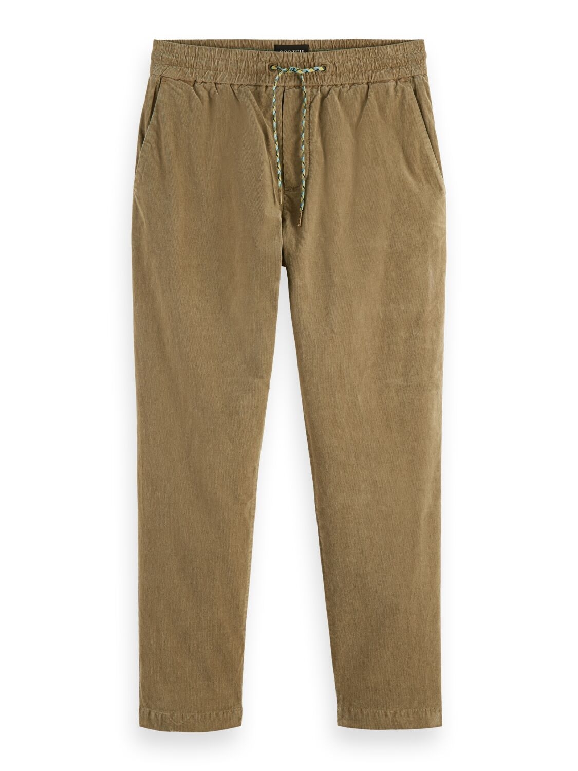 FAVE - REGULAR TAPERED-FIT FINE CORDUROY JOGGER KHAKI 1