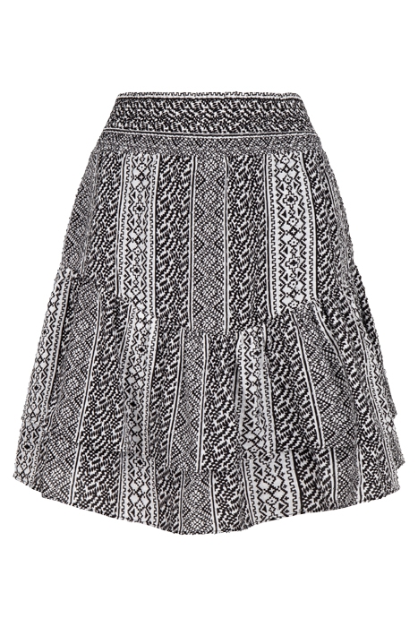 D6WONDEROUS PRINT SKIRT BLACK/WHITE 3