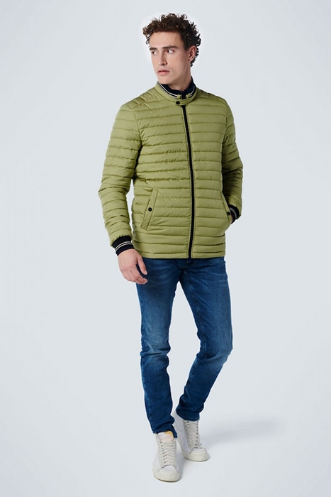 JACKET SHORT FIT PADDED LIGHT GREEN 3