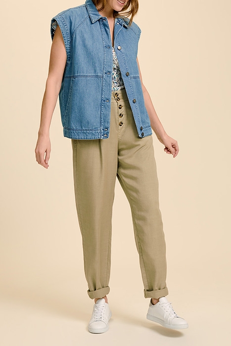 CAREL - OFF WHITE PYTHON PRINT TOP 3