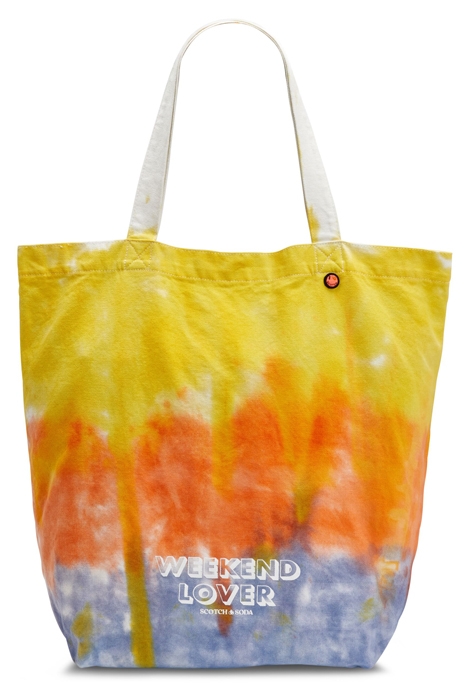 CANVAS TIE-DYE TOTE MULTICOLOUR TIE DYE 1
