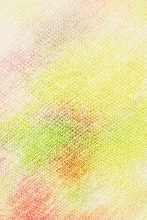 TIE-DYE PRINTED LINEN-BLEND SHORTSLEEVE SHIRT MULTI TIE DYE 8