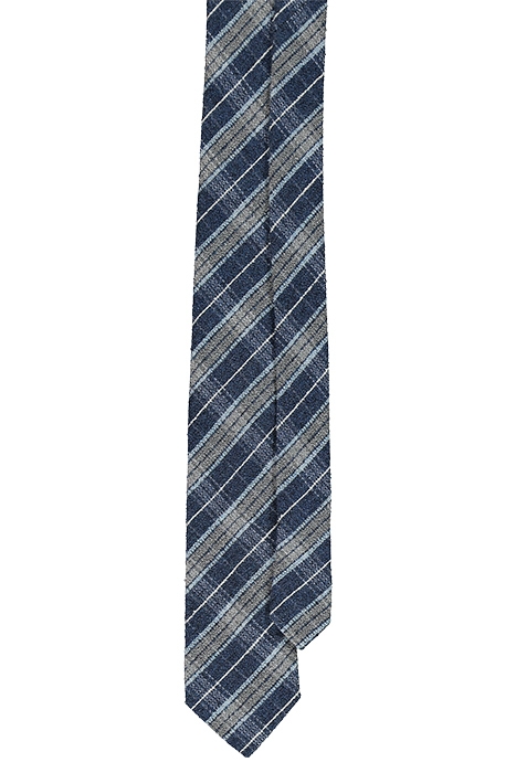 BLUE CHECKED TIE 2