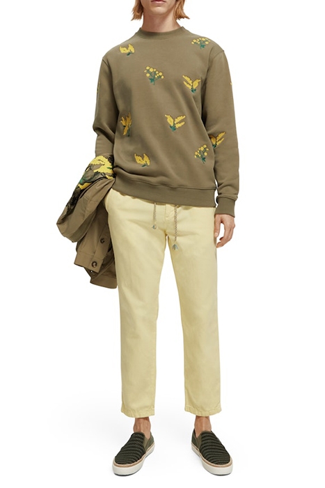 THE DRIFT- GARMENT-DYED COTTON LINEN JOGGER BANANA 6