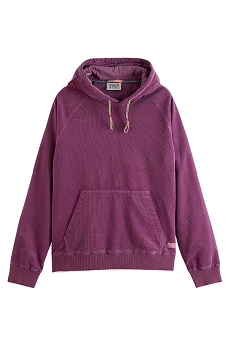 SOFT CORDUROY HOODIE DAHLIA 1