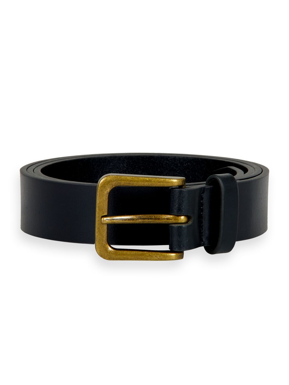 ESSENTIAL RECYCLED LEATHER BELT NIGHT 1