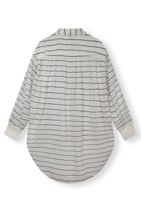 OVERSIZED BLOUSE STRIPE ECRU/BLACK 4