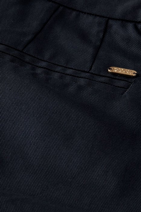 ABOTT - MID RISE TAPERED CHINO IN ORGANIC COTTON NIGHT 3