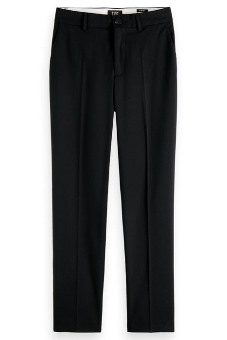 LOWRY - MID RISE SLIM TROUSERS BLACK 1