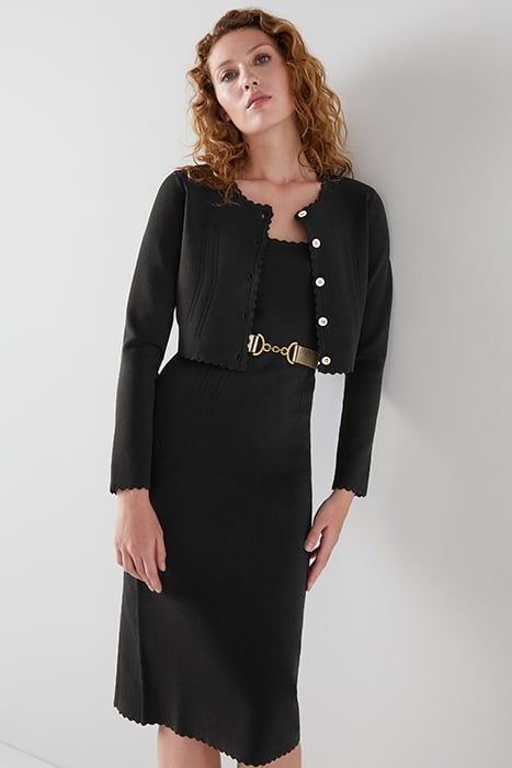 HILARY MIDI DRESS BLACK 5