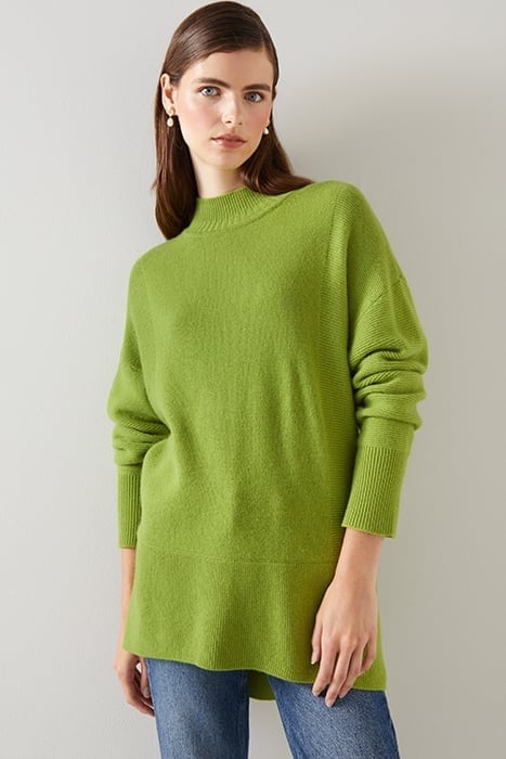 MILLY KNITTED SWEATER LIME 1