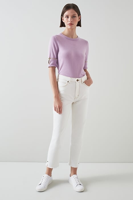 VERITY STRAIGHT JEANS WHITE 1