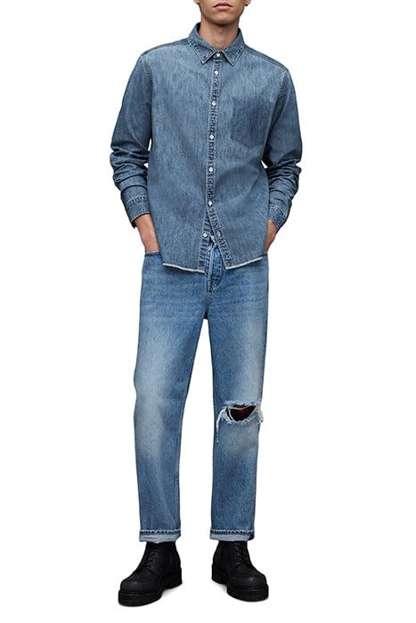 SOLAR SHIRT WASHED INDIGO 3