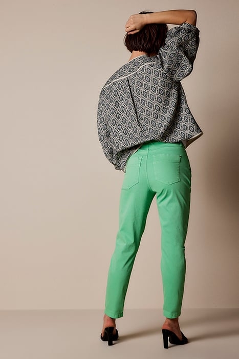 TAPERED PANT FINE TWILL SOFT EMERALD 3