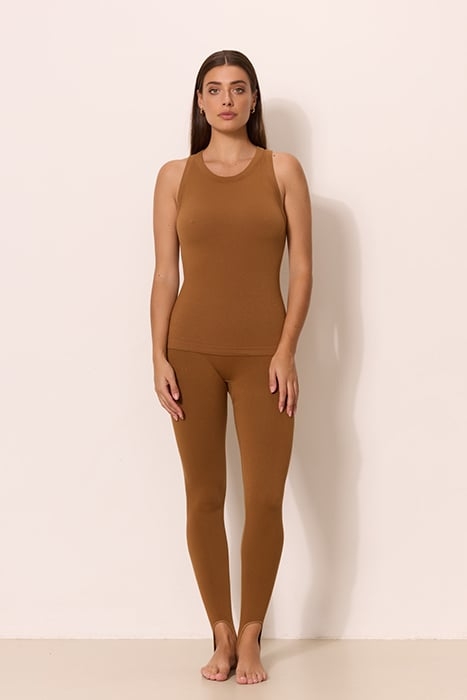 MAIA MICROMODAL SOFT RIB HIGHWAISTED LEGGING NUTHATCH 1