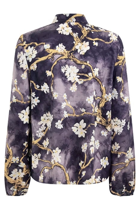 MARCIANO BY GUESS BLOSSOM BLOUSE BLACK CAVE 5