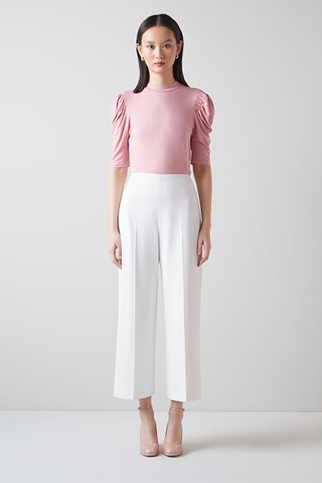 ADELE WIDE-LEG & FLARED JEANS IVORY 1