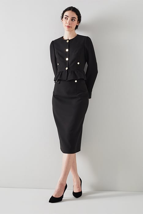 FOLLY CROPPED JACKET BLACK 7